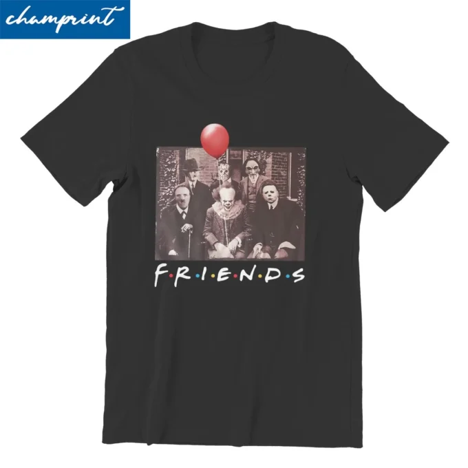Horror Characters Friends T Shirt